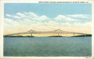 Bridge across Mississippi River - Cairo, Illinois IL