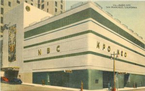 San Francisco California NBC Radio City Scenic View Card Postcard 21-10925