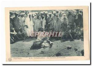 Morocco Casablanca Old Postcard A snake charmer