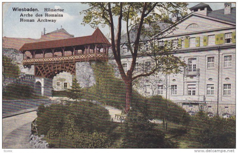 Wiesbaden, Roman Archway, Hesse, Germany, PU-1921
