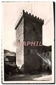 Old Postcard Embrun The brown tower