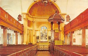 Interior of St. Michael's church Charleston, South Carolina