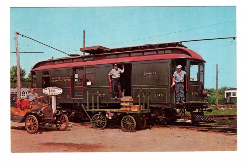 United States Mail Railway Post Office, Express, Seashore Trolley Museum, Maine