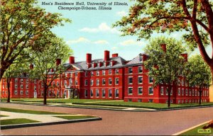 Illinois Champaigne-Urbana Men's Residence Hall University Of Illinois C...