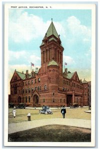 c1920 Post Office Building Exterior Rochester New York Vintage Antique Postcard 