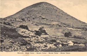 Samarie Isreal Mont Tabor Mountain Antique Postcard L974