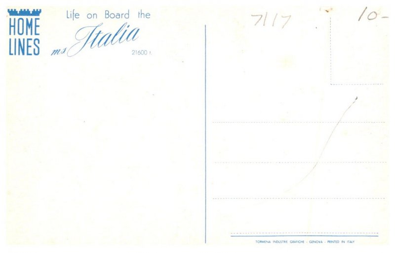 M/S Italia  , Home Lines , Life on Board Multi-view