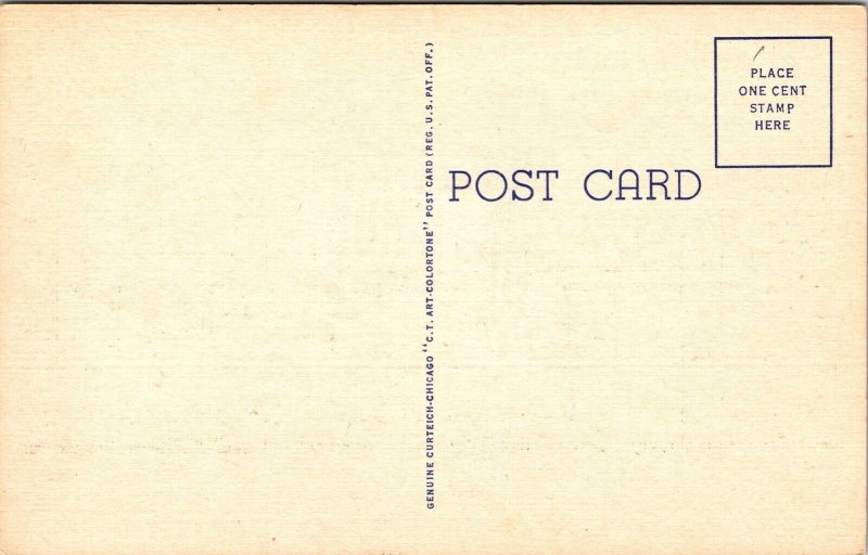 State Capitol Carson City Nevada NV Linen Postcard VTG UNP Curteich Vintage 