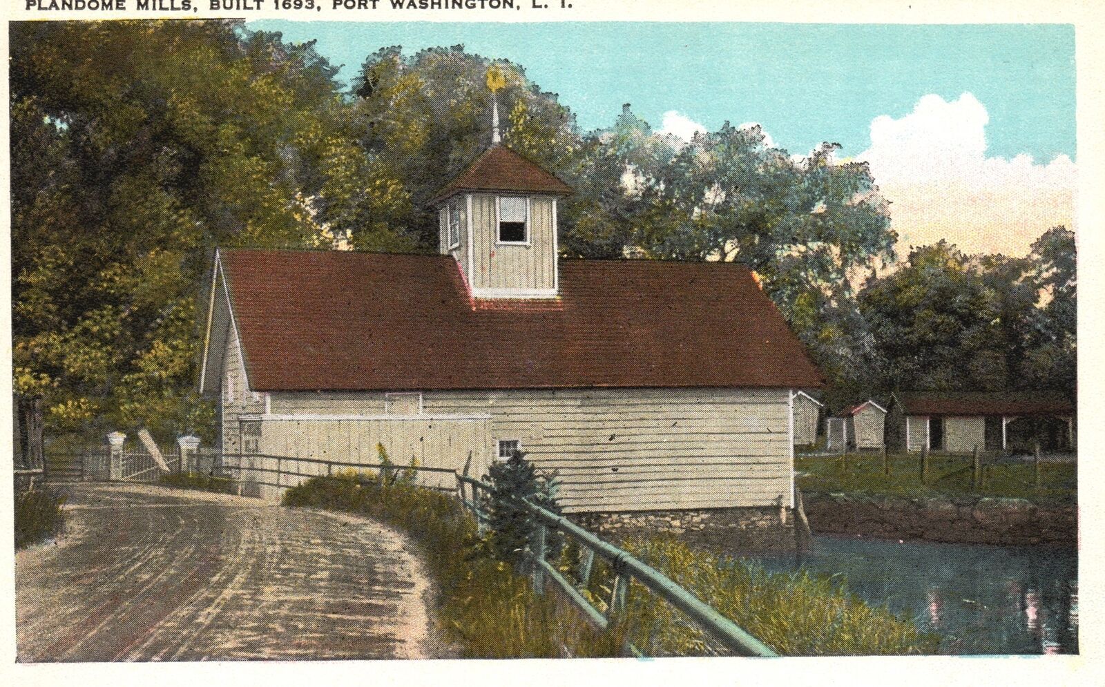 Vintage Postcard Plandome Hills Built 6093 Port Washington Long Island ...