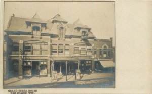 Postcard RPPC Wisconsin Eau Claire Grand Opera House C-1962 23-1462