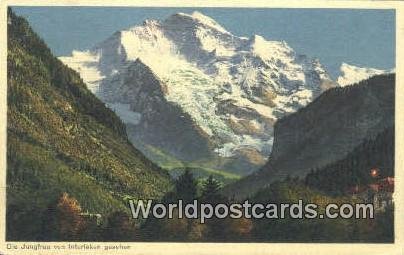 Die Jungfrau Interlaken Gesehen Swizerland Unused 