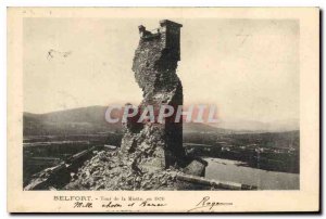 Old Postcard Belfort Tower Miotte in 1870