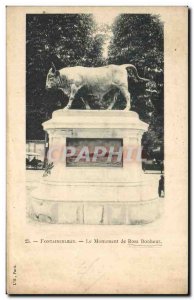 Old Postcard Fontainebleau Monument De Rosa Bonheur Taurus