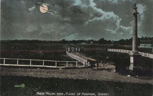 Werewolf Where Wolfe Died Canada Moonlight Antique Postcard