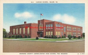 Black Americana, Salem, Virginia, Carver High School, Roanoke County 