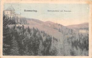 BR37193 Semmering Sudbahnhotel mit Raxalpe austria