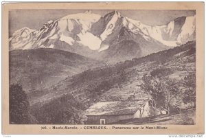 Panorama Sur Le Mont-Blanc, COMBLOUX (Haute Savoie), France, 1900-1910s