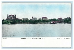 c1905 Byram Shore Portchester New York NY Antique Postcard 