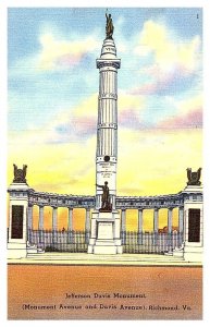 Virginia Richmond , Jefferson Davis Monument