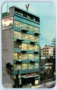 MEXICO CITY ~ Roadside HOTEL VERSALLES Art Deco? c1950s-60s Postcard