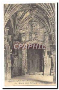 Cadouin Old Postcard Cloister of Cadouin Gate crucifix (sixteenth century)