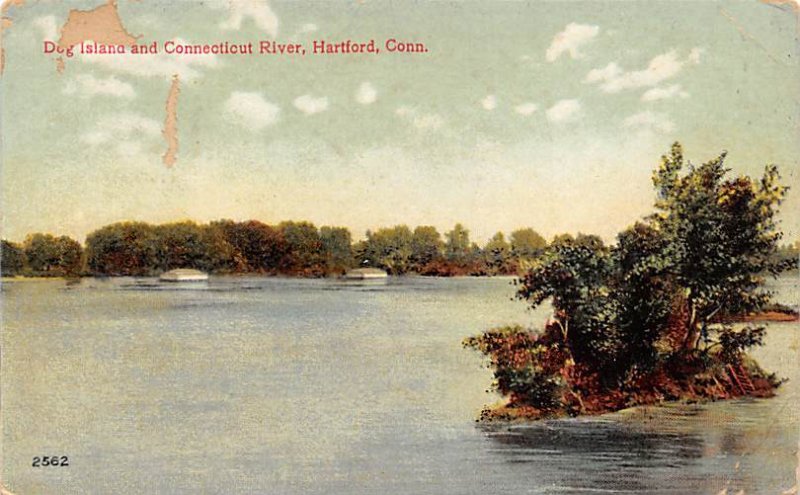 Dog Island and Connecticut River  Hartford CT 
