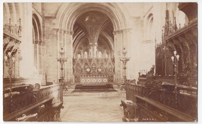 Hereford; Cathedral Interior, Bath Choir RP PPC, Unposted, By Wilson 