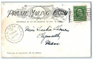 1901 Castle Rock Mission Garden Boulevard Santa Barbara CA Multiview Postcard