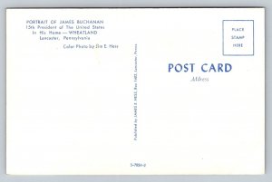 15th  President  James Buchanan of United States of America  Postcard