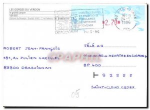 Modern Postcard The Gorges du Verdon Grand Canyon