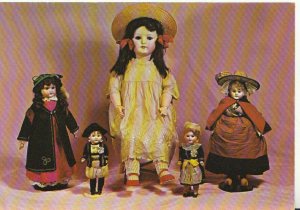 Museum Postcard - Dolls - Molly Hardwick Collection - Dunster - Somerset  TZ4979