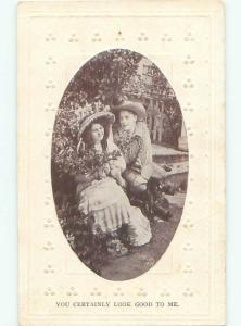 Bamforth ROMANTIC COUPLE Great Postcard AA7447