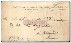 Old Postcard Firenze Veduta Dei lungarni