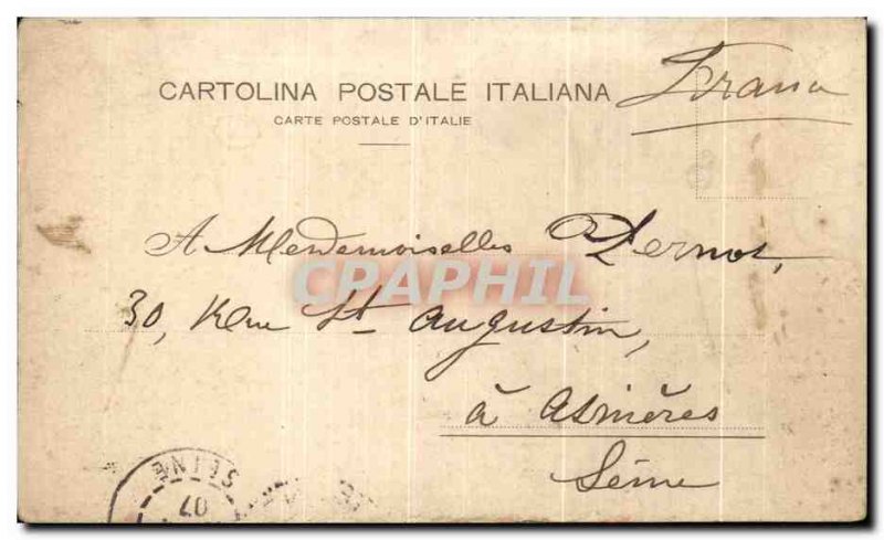 Old Postcard Firenze Veduta Dei lungarni