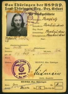 3rd Reich Konzentrationslager Ravensbrueck Estate Lot 59391