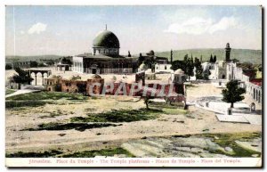 Israel - Jerusalem - Place of the Temple - The Temple platform - Old Postcard