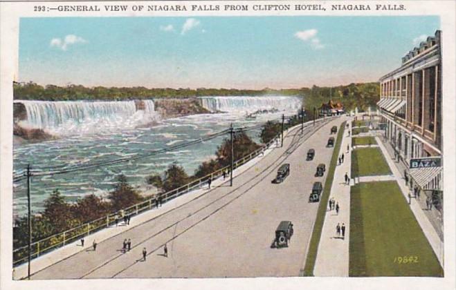 New York Niagara Falls General View From Clifton Hotel