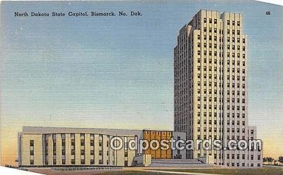 North Dakota State Capitol Bismarck, ND, USA Postal Used Unknown 