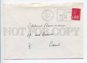 421358 FRANCE 1976 year CHESS Bagneux real posted COVER