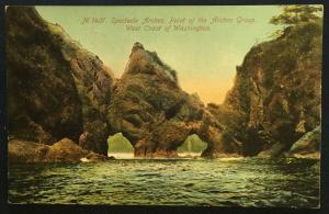 Postcard Unused No 1407 Spectacle Arches WA LB