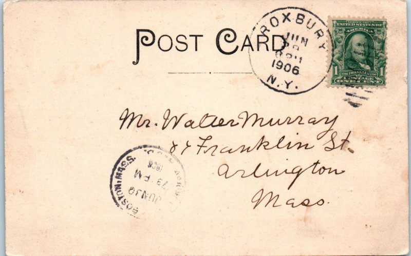 ROXBURY, NY New York   KIRKSIDE  PARK   Gazebo   1906 Card
