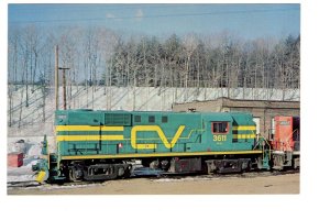 Railway Train, Brattleboro, Central Vermont, Winter