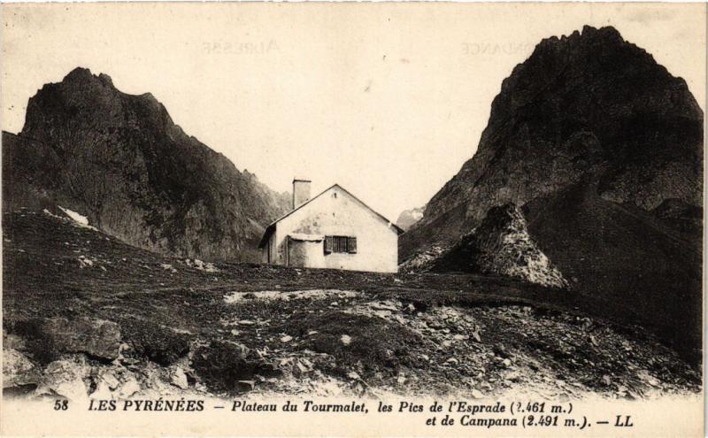 CPA Pyrennées - Plateau du TOURMALET Pics de l'Esprade de Campana (281814)