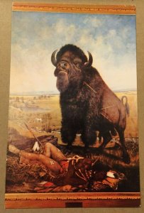 VINT PC UNUSED THE VICTOR 1878 PAINTING BY H.H.CROSS OWNED BT BUFFALO BILL, WY