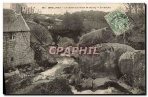 Old Postcard Huelgoat Chaos has the L & # 39Etang The mill