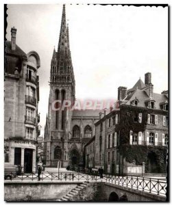 Modern Postcard Quimper Street King Gradlon Societe Generale