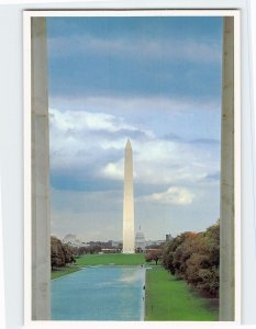 Postcard Capitol Building and Washington Monument, Washington, D. C.