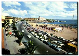Modern Postcard The Cote d & # 39Azur Frejus Beach Boulevard de la Liberation