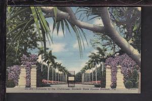 Entrance Clubhouse,Hialeah Race Course,Hialeah,FL Postcard 