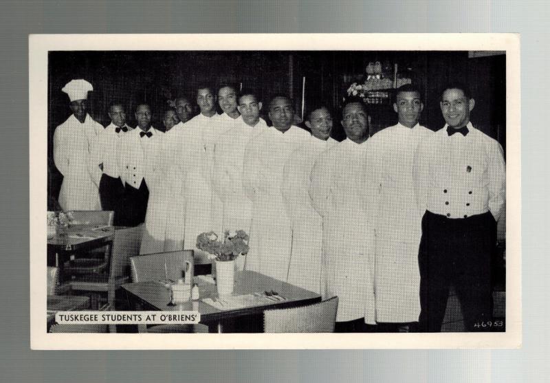 Mint Postcard Black Americana Tuskegee Institute Alabama Students at Obrien's